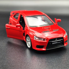 Load image into Gallery viewer, Explorafind MSZ 2016 Mitsubishi Lancer Evolution X Red 1:41 Die Cast Car New Boxed