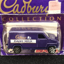 Load image into Gallery viewer, Majorette 1994 Ford E-350 (Fourgon) Delivery Van Dark Purple #234 Cadbury's Series