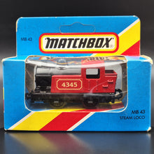 Load image into Gallery viewer, Matchbox 1982 0-4-0 Locomotive Steam Loco Red 1-75 Series MB43 Boxed