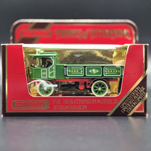 Load image into Gallery viewer, Matchbox 1918 Atkinson Model D Steam Wagon Green Lake Goldsmith Sand & Gravel, Australia Models Of Yesteryear Y18-2