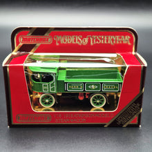 Load image into Gallery viewer, Matchbox 1918 Atkinson Model D Steam Wagon Green Lake Goldsmith Sand & Gravel, Australia Models Of Yesteryear Y18-2