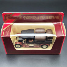 Load image into Gallery viewer, Matchbox 1918 Crossley Beer Lorry Romford Brewery Co Models Of Yesteryear Y26-1 Boxed