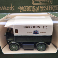Load image into Gallery viewer, Matchbox 1919 Walker Electric Van Harrods Ltd Green Models Of Yesteryear Y29-1 Boxed