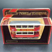 Load image into Gallery viewer, Matchbox 1920 Preston Tramcar London Transport Swan Vestas Models Of Yesteryear Y15-3