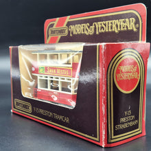 Load image into Gallery viewer, Matchbox 1920 Preston Tramcar London Transport Swan Vestas Models Of Yesteryear Y15-3