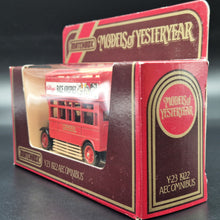 Load image into Gallery viewer, Matchbox 1922 AEC S Type Omnibus Kellogg's Rice Krispies Models Of Yesteryear Y23-1 Boxed