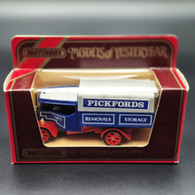 Load image into Gallery viewer, Matchbox 1922 Foden Steam Lorry Pickfords Blue Models Of Yesteryear Y27-1