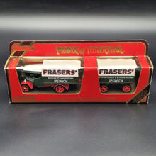 Load image into Gallery viewer, Matchbox 1922 Foden 'C' Type Steam Wagon & Trailer Fraser's of Ipswich Models Of Yesteryear Y27-1