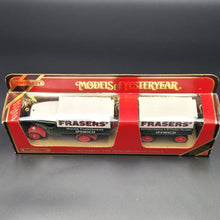 Load image into Gallery viewer, Matchbox 1922 Foden 'C' Type Steam Wagon & Trailer Fraser's of Ipswich Models Of Yesteryear Y27-1