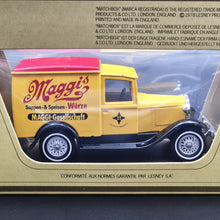 Load image into Gallery viewer, Matchbox 1930 Model A Ford Van Maggi's Suppen & Speisen Models Of Yesteryear Y22-1 Boxed
