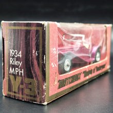 Load image into Gallery viewer, Matchbox 1934 Riley MPH Metallic Red Models Of Yesteryear Y3-3 Boxed
