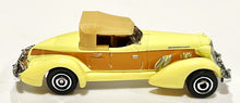 Load image into Gallery viewer, Matchbox 2025 1936 Auburn Speedster 851 Cream #48 Indiana Jones Series New Sealed Box