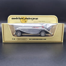 Load image into Gallery viewer, Matchbox 1937 Mercedes-Benz 540k Silver Models Of Yesteryear Y20-1 Boxed