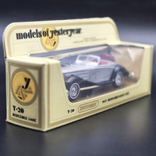 Load image into Gallery viewer, Matchbox 1937 Mercedes-Benz 540k Silver Models Of Yesteryear Y20-1 Boxed