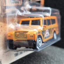 Load image into Gallery viewer, Matchbox 2025 1966 Land Rover Gen II Pearl Orange #82 MBX Adventure New Long Card