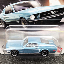 Load image into Gallery viewer, Matchbox 2025 1968 Ford Mustang Fastback Tahoe Turquoise #67 MBX Showroom New Long Card