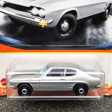 Load image into Gallery viewer, Matchbox 2021 1970 Ford Capri Silver #18 MBX Showroom New Long Card