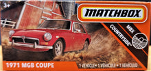 Load image into Gallery viewer, Matchbox 2020 1971 MGB GT Coupe Red #61 MBX Countryside New Sealed Box