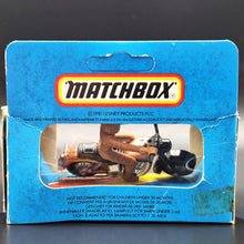 Load image into Gallery viewer, Matchbox 1982 Harley Davidson Motorcycle Brown 1-75 Series MB50 Boxed