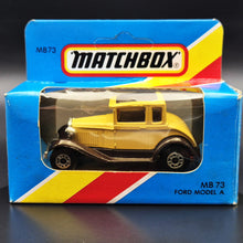 Load image into Gallery viewer, Matchbox 1983 Ford Model A Coupe Beige 1-75 Series MB73 Boxed