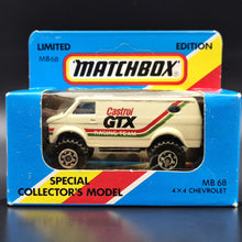 Load image into Gallery viewer, Matchbox 1984 4x4 Chevrolet Van White MB68 Castrol GTX Series 1-75 Limited Edition Boxed