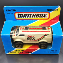 Load image into Gallery viewer, Matchbox 1984 4x4 Chevrolet Van White MB68 Castrol GTX Series 1-75 Limited Edition Boxed