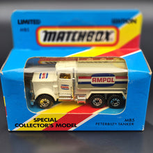 Load image into Gallery viewer, Matchbox 1985 Peterbilt Tanker Truck Ampol White MB5 Promotional Series Limited Edition