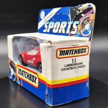 Load image into Gallery viewer, Matchbox 1991 Lamborghini Countach LP 500 S Red #11 Matchbox 1-75 Series