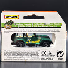 Load image into Gallery viewer, Matchbox 1999 1998 Jeep Wrangler Green #63 MBX 1-75 Series
