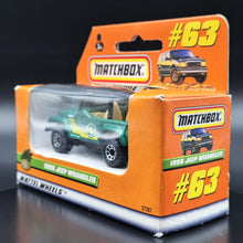 Load image into Gallery viewer, Matchbox 1999 1998 Jeep Wrangler Green #63 MBX 1-75 Series