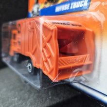 Load image into Gallery viewer, Matchbox 1998 Refuse Truck Orange #4 Matchbox 1-75 Series