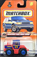Load image into Gallery viewer, Matchbox 1999 Mercedes Trac 1600 Turbo Dark Blue #5 Farm Series 5/5 Long Card