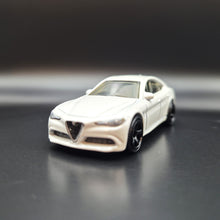 Load image into Gallery viewer, Matchbox 2021 2016 Alfa Romeo Giulia Pearl White #47 MBX Metro