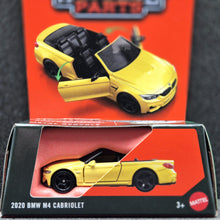 Load image into Gallery viewer, Matchbox 2025 2020 BMW M4 Cabriolet Yellow Moving Parts 35/50 New