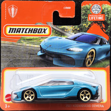 Load image into Gallery viewer, Matchbox 2024 2021 Koenigsegg Gemera Aqua #1 MBX Road Trip New