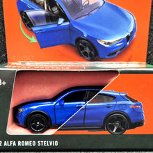 Load image into Gallery viewer, Matchbox 2025 2022 Alfa Romeo Stelvio Blue Moving Parts 42/50 New