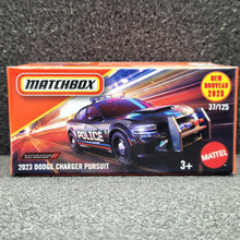 Load image into Gallery viewer, Matchbox 2025 2023 Dodge Charger Pursuit Black #37 MBX Rescue New Sealed Box
