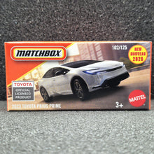 Load image into Gallery viewer, Matchbox 2025 2023 Toyota Prius Prime White #102 MBX City New Sealed Box