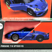 Load image into Gallery viewer, Matchbox 2025 2024 Porsche 718 Spyder RS Blue Moving Parts 31/50 New