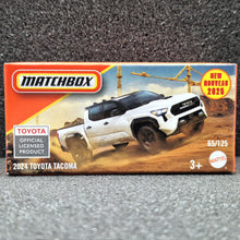 Load image into Gallery viewer, Matchbox 2025 2024 Toyota Tacoma White #65 MBX Construction New Sealed Box