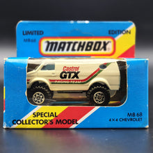 Load image into Gallery viewer, Matchbox 1984 4x4 Chevrolet Van White MB68 Castrol GTX Series 1-75 Limited Edition Box Unopened