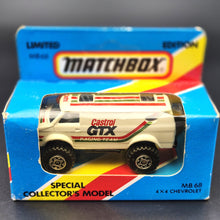 Load image into Gallery viewer, Matchbox 1984 4x4 Chevrolet Van White MB68 Castrol GTX Series 1-75 Limited Edition Box Unopened