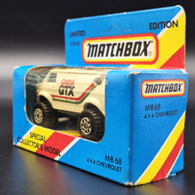 Load image into Gallery viewer, Matchbox 1984 4x4 Chevrolet Van White MB68 Castrol GTX Series 1-75 Limited Edition Box Unopened