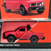 Load image into Gallery viewer, Matchbox 2025 Alpha Wolf Electric Truck Red Moving Parts 7/50 New