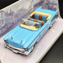 Load image into Gallery viewer, Matchbox Dinky 1957 Chevrolet Bel Air Convertible Light Blue #DY-27 1:43 Die Cast Model