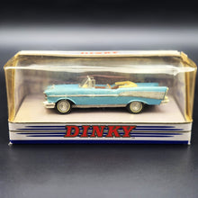 Load image into Gallery viewer, Matchbox Dinky 1957 Chevrolet Bel Air Convertible Light Blue #DY-27 1:43 Die Cast Model
