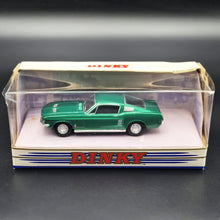 Load image into Gallery viewer, Matchbox Dinky 1967 Ford Mustang Fastback Metallic Green #DY-16 1:43 Die Cast Model