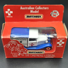 Load image into Gallery viewer, Matchbox 1991 Ford Model A Van The Childrens Hospital Camperdown 1-75 Series MB38 Special Edition Boxed
