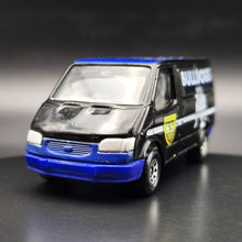 Load image into Gallery viewer, Matchbox 1996 Ford Transit Van Black Club Car Collectable ARL Canterbury-Bankstown Bulldogs Boxed