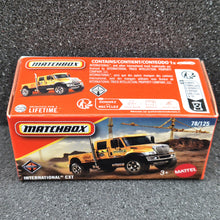 Load image into Gallery viewer, Matchbox 2025 International CXT Yellow #78 MBX Construction New Sealed Box